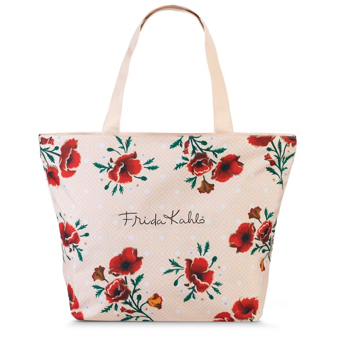 Dámská taška Frida Kahlo shopper oranžová, Textil
