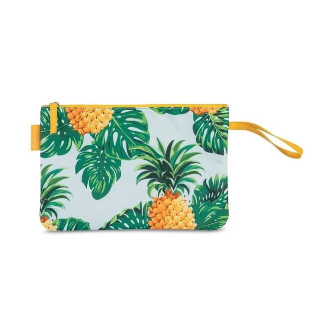 Bikiny taška Fabrizio Pineapple zelená, Textil