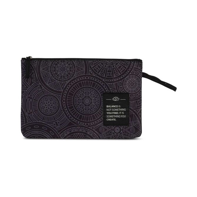 Multifunkční pouzdro Fabrizio Balance černá, Textil