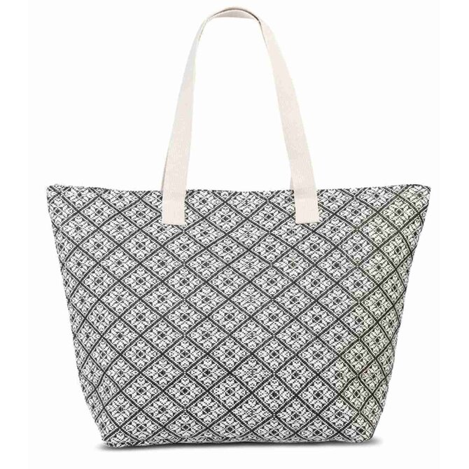 Dámská taška Fabrizio G Weave černá, Textil