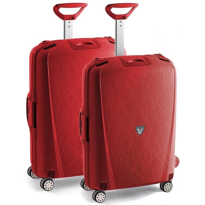 Cestovní kufry set 2ks Roncato Light M,L červená, Polypropylen