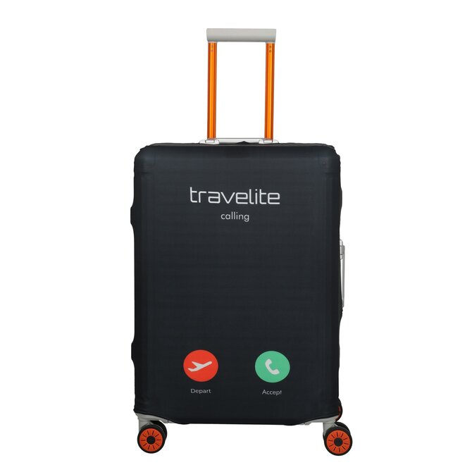 Obal na kufr Travelite S calling černá, Textil