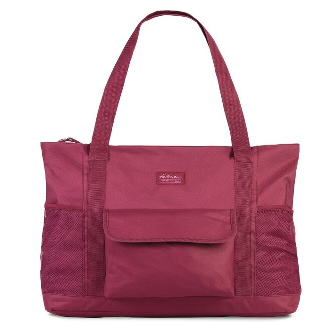 Plážová taška Fabrizio XXL Wellness červená, Textil