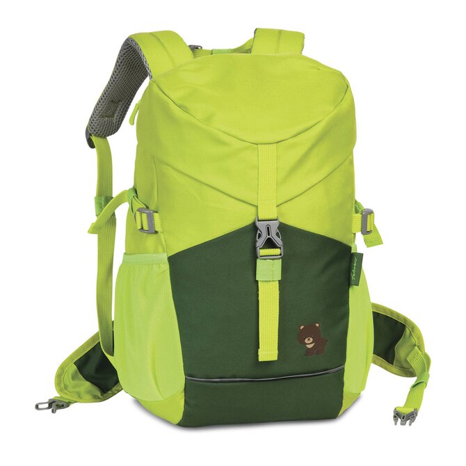 Dětský batůžek Fabrizio GO GREEN medvídek zelená, Textil