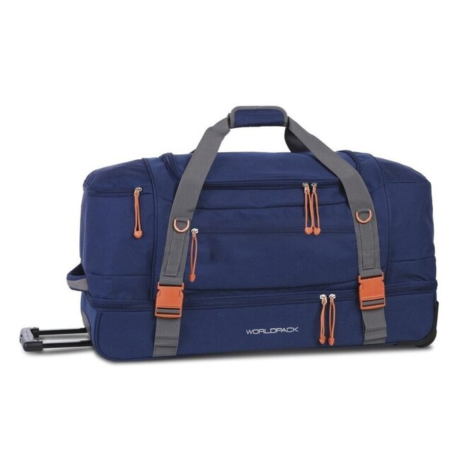 Fabrizio Cestovní taška Worldpack Diamond 2w modrá, Textil