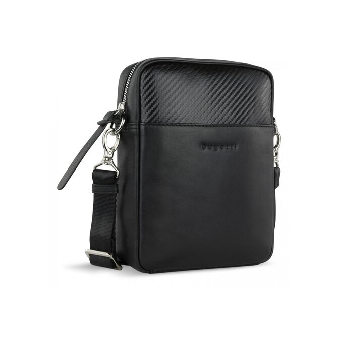 Taška cross Bugatti Comet S černá, Kůže