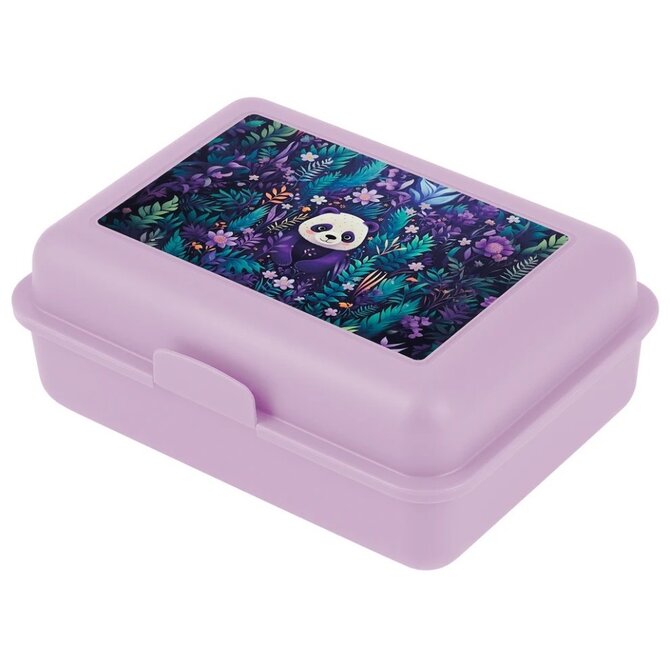 BAAGL Box na svačinu Jungle Panda fialová, Polypropylen