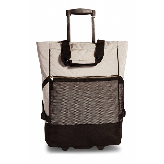 Fabrizio Nákupní taška na kolečkách PUNTA Classy krémová, Textil