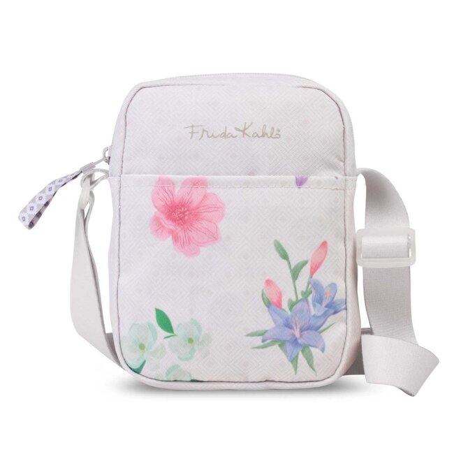 Dámská taška Frida Kahlo cross béžová, Textil