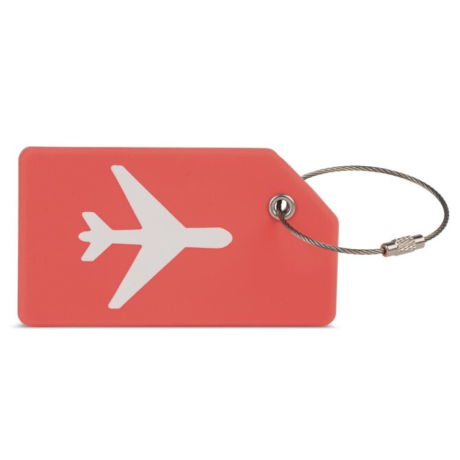 Cestovní jmenovka Fabrizio Silicon Plane oranžová, Silicon