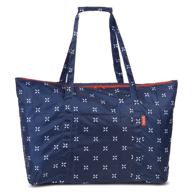 Fabrizio Skládací dámská taška Punta maxi modrá, Textil