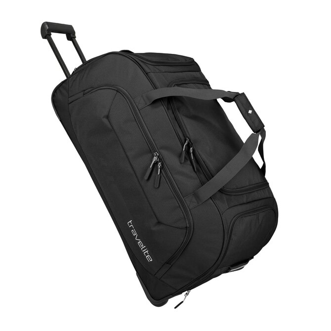 Cestovní taška na kolečkách Travelite Kick off XL černá, Textil