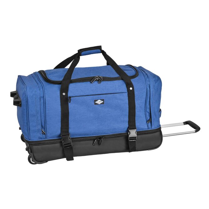 Cestovní taška na kolečkách  Lee Cooper L modrá, Textil