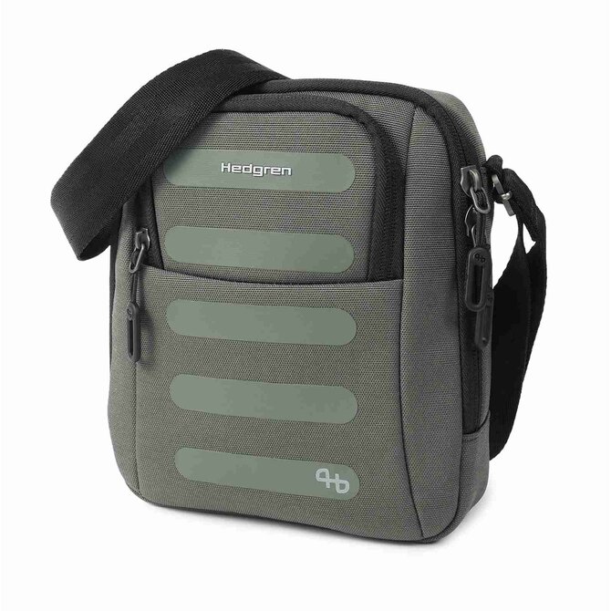 Taškla cross Hedgren Comby khaki, Textil