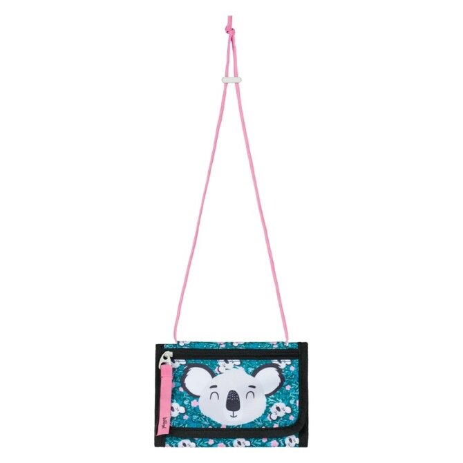 BAAGL Peněženka na krk Baby Koala zelená, Textil