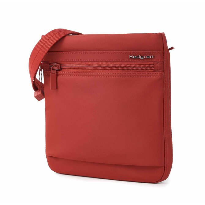 Taška na rameno Hedgren Inner city Leonce červená, Textil