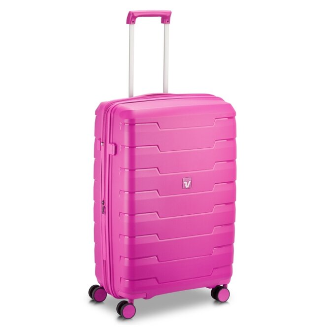 Cestovní kufr Roncato Skyline 2.0 M růžová, Polypropylen