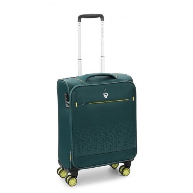 Cestovní kufr Roncato Crosslite 4W S petrolejová, Textil