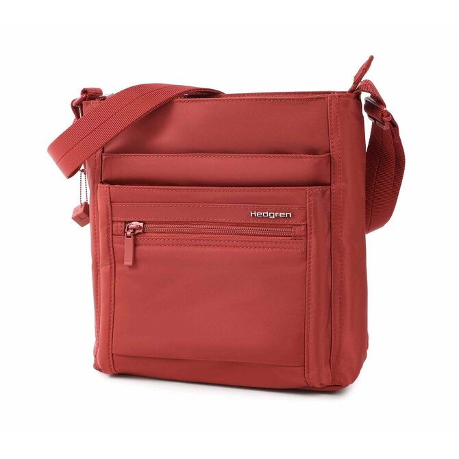 Taška na rameno Hedgren Inner city Orva červená, Textil