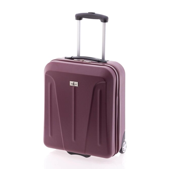Cestovní kufr John Travel  Esmoquin 2W S vínová, ABS