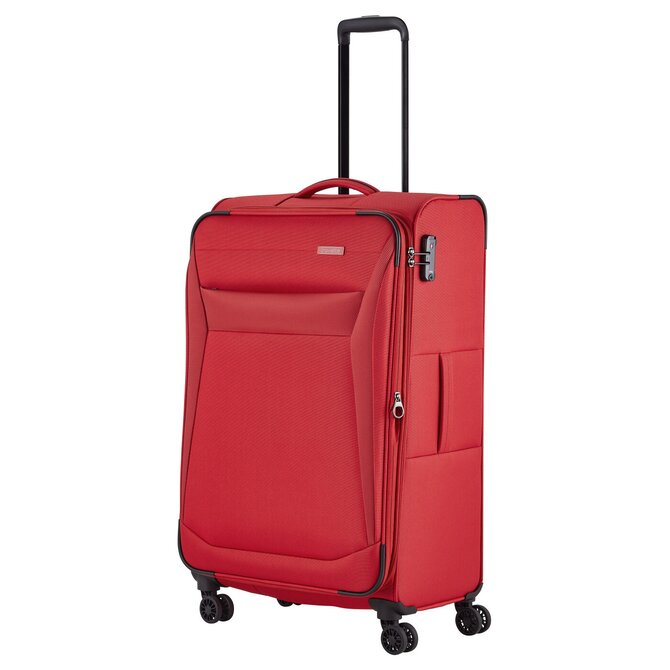 Cestovní kufr Travelite CHIOS L červená, Textil