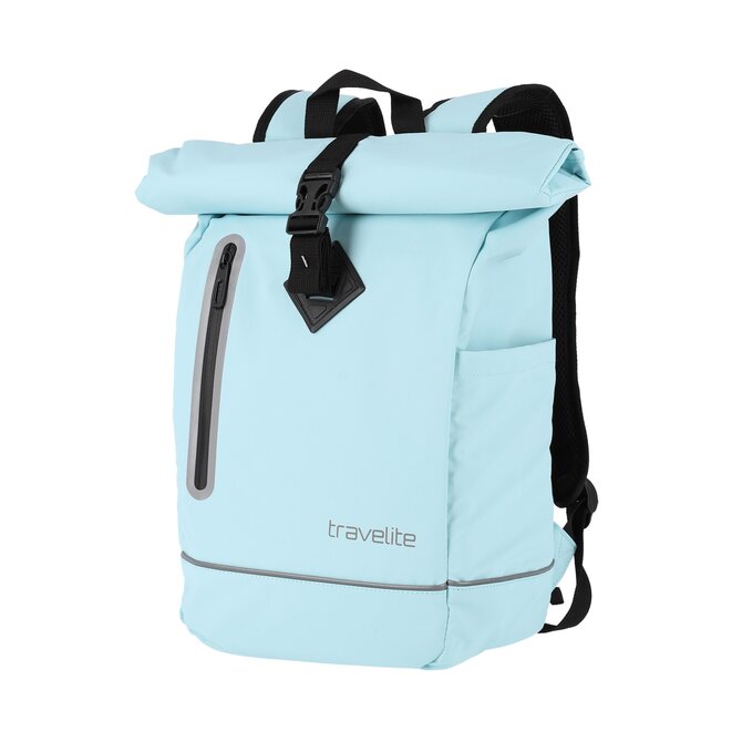 Batoh Travelite Basics Rollup modrá, Textil