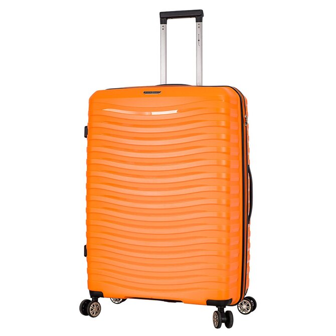 Cestovní kufr Snowball Waves PP 4W L oranžová, Polypropylen