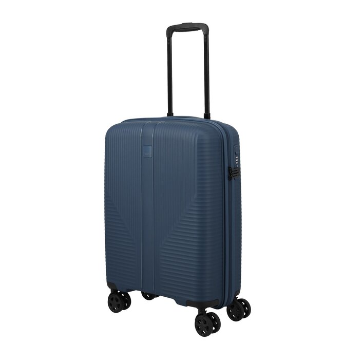 Cestovní kufr Travelite Air stripe 4W S modrá, Polypropylen