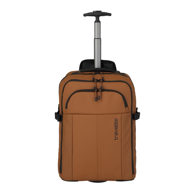 Batoh na kolečkách Travelite Briize oranžová, Textil