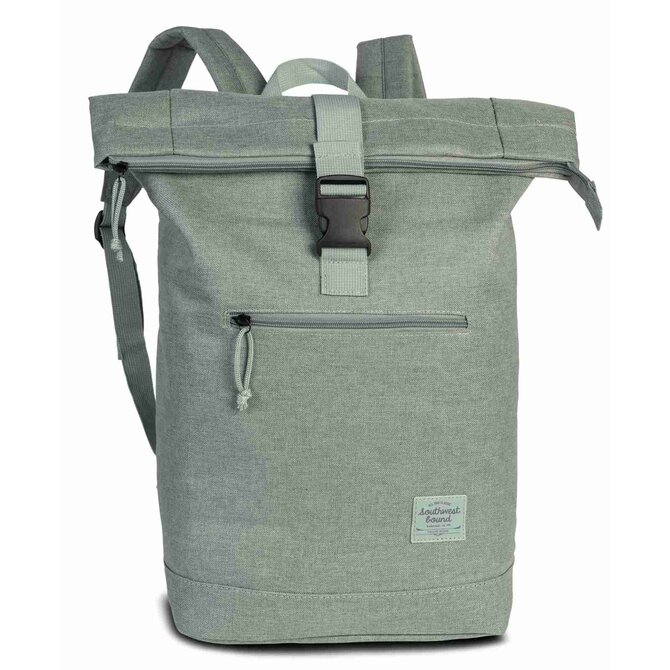 Fabrizio Batoh Southwest Bound roll zip zelená, Textil