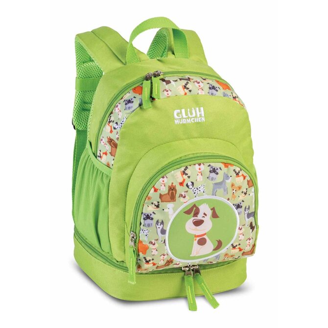 Fabrizio Dětský batůžek Junior active Pejsek zelená, Textil