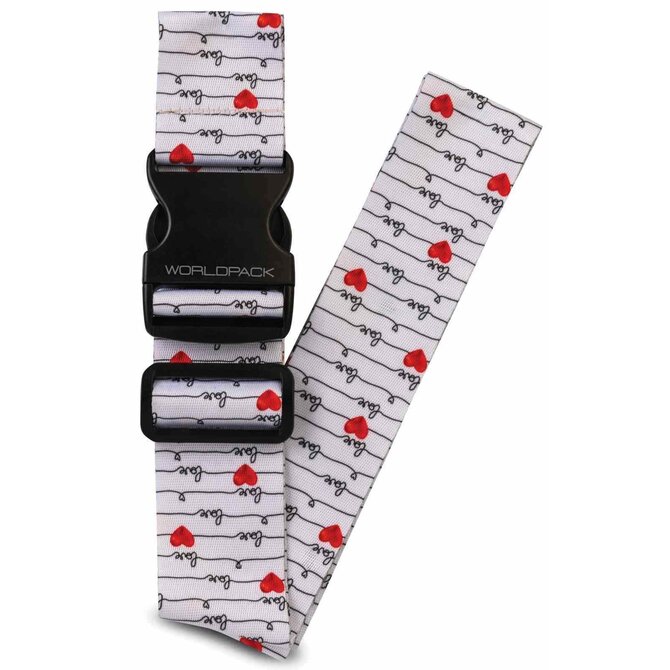 Bezpečnostní popruh Fabrizio MODE bílá, Polypropylen