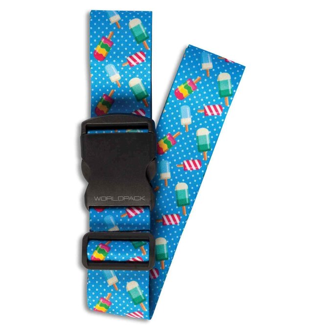 Bezpečnostní popruh Fabrizio MODE modrá, Polypropylen