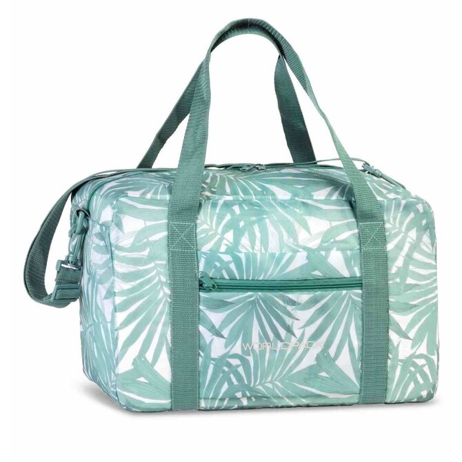 Fabrizio Skládací palubní taška Worldpack Ryanair bílá, Textil