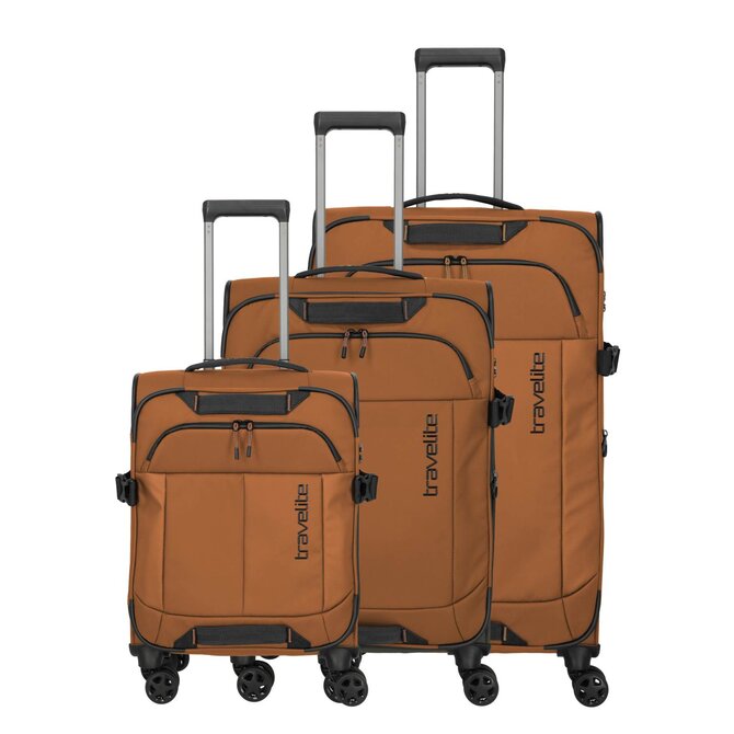 Cestovní set 3ks Travelite Briize S,M,L oranžová, Textil
