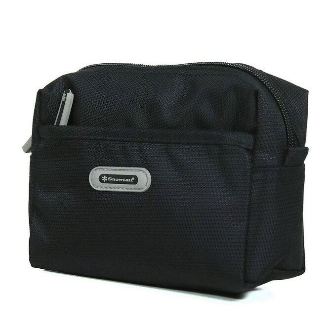 Toaletní taška Snowball S černá, Textil