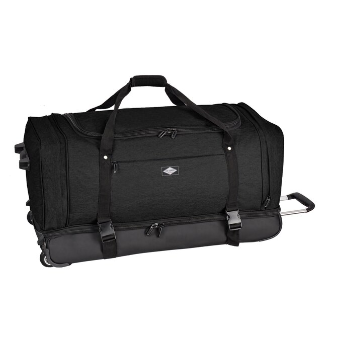 Cestovní taška na kolečkách  Lee Cooper XL černá, Textil