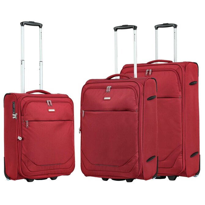 Cestovní set 3ks Snowball HIT 2W červená, Textil