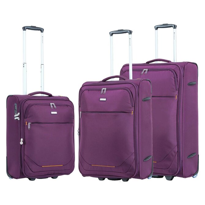 Cestovní set 3ks Snowball HIT 2W fialová, Textil