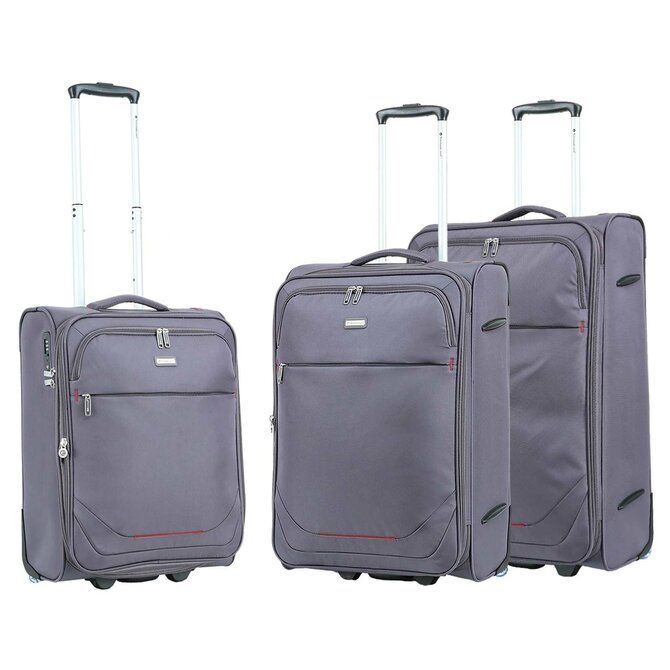 Cestovní set 3ks Snowball HIT 2W šedá, Textil