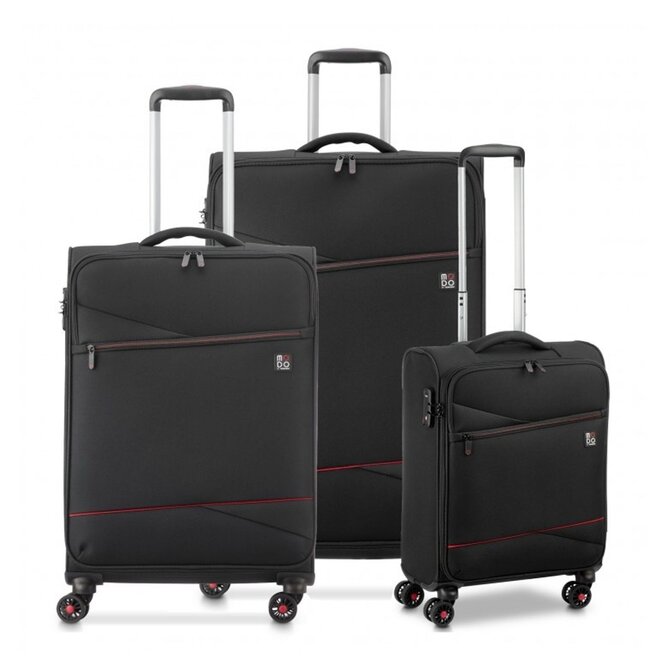 Cestovní set 3ks Modo by Roncato Eclipse 2.0 S,M,L černá, Textil