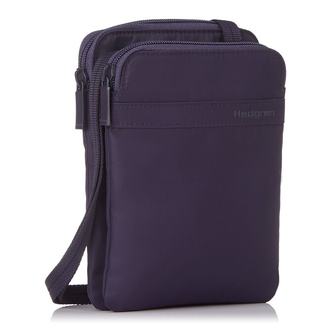 Taška cross Hedgren Follis Rupee modrá, Textil