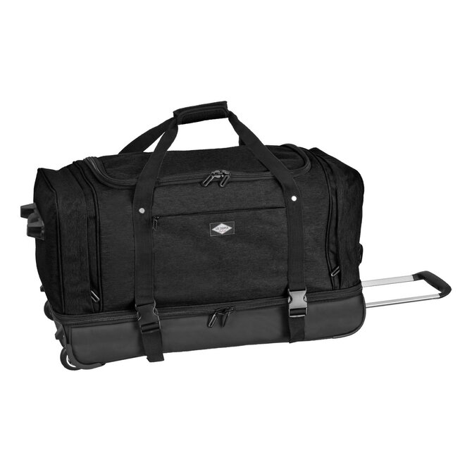 Cestovní taška na kolečkách  Lee Cooper L černá, Textil