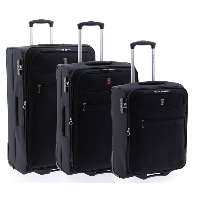 Cestovní set 3ks Gladiator 3D 2W černá, Textil