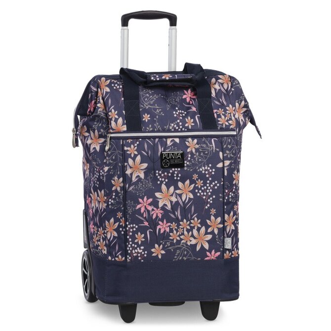 Fabrizio Nákupní taška na kolečkách PUNTA Big Wheel vícebarevná, Textil