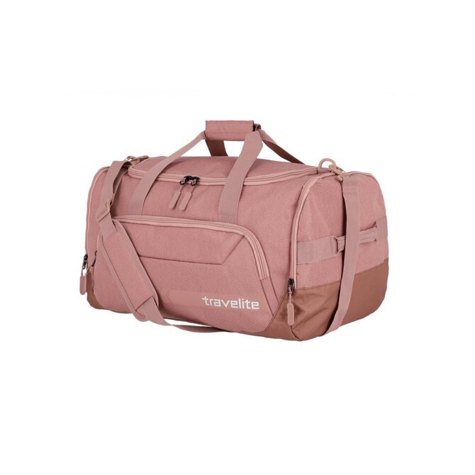 Cestovní taška Travelite KICK OFF M růžová, Textil