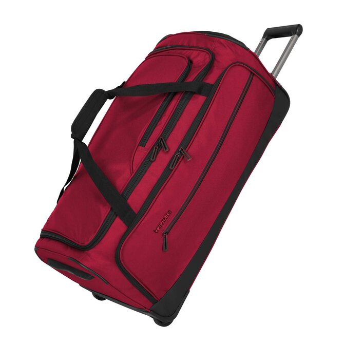 Cestovní taška Travelite Crosslite L červená, Textil