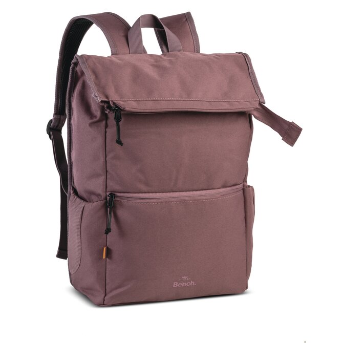 Batoh Bench Casual rolltop růžová, Textil