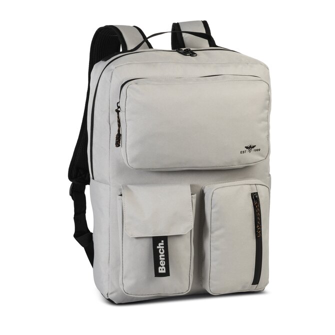 Batoh Bench Utility pockets šedá, Textil