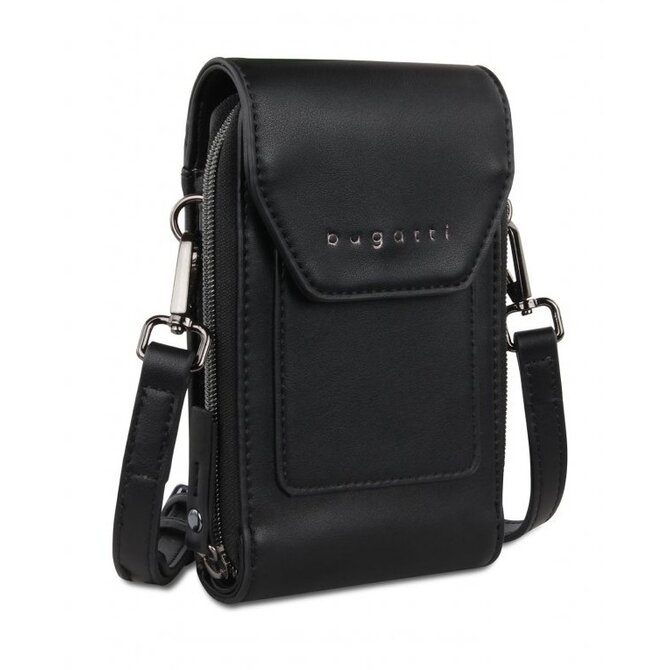 Dámská taška Bugatti Almata cross černá, Polyuretan